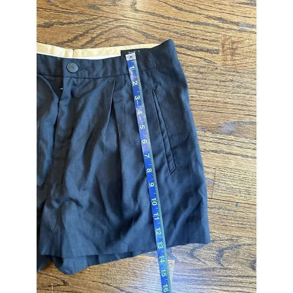 rag & bone New York Black Pleated Pocket Shorts Size 2 1072 - Picture 9 of 9